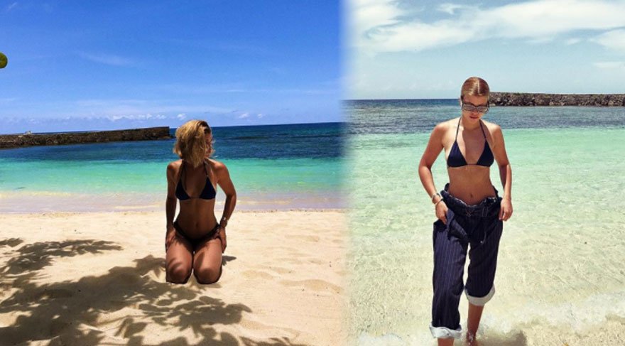 Sofia Richie çırılçıplak güneşlendi!