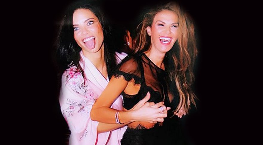 Adriana Lima’dan Tülin Şahin’e müstehcen şaka