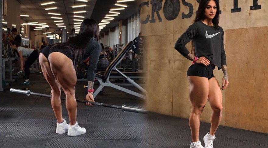 Ukraynalı sporcu Bakhar Nabieva’nın vücuduna bakan bir daha bakıyor