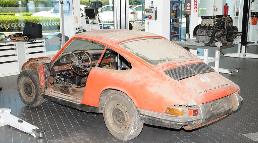 Porsche müzesindeki en eski 911 yenilendi