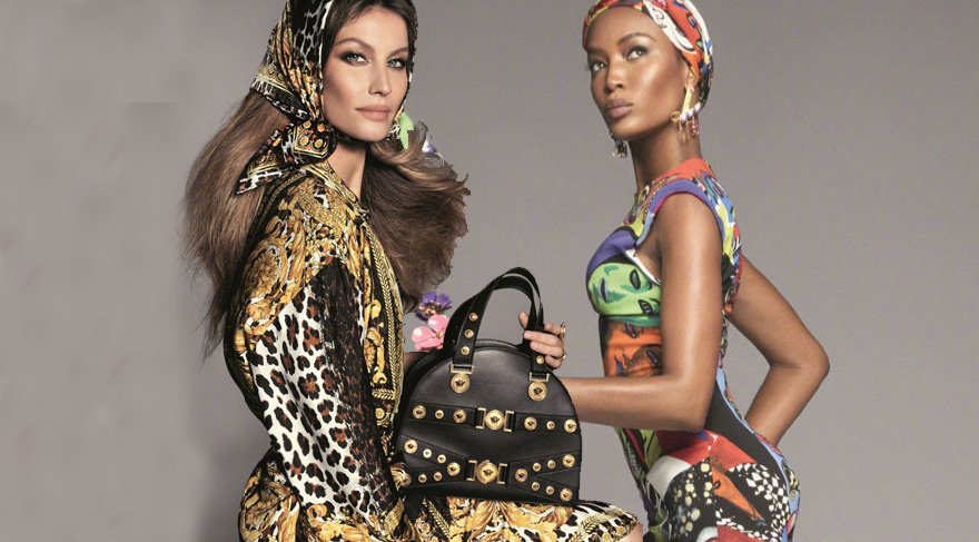 Versace’nin ilkbahar-yaz 2018 çekimlerine Campbell ve Bündchen damgası