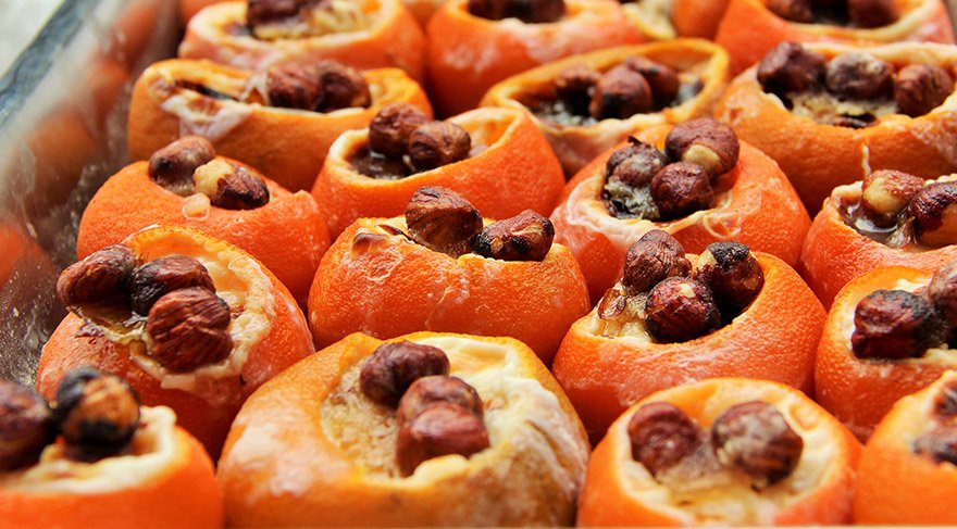 Önce mandalina dolması, şimdi de mandalina sütlacı