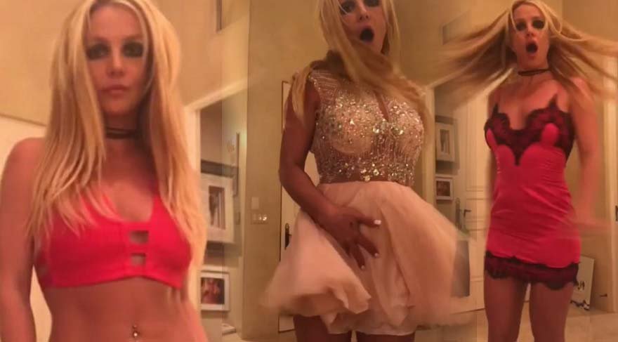 Britney Spears’ın sosyal medya defilesi!