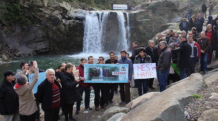 Vatandaşlar tepkili: ‘Çukur Deresi’nde HES istemiyoruz’