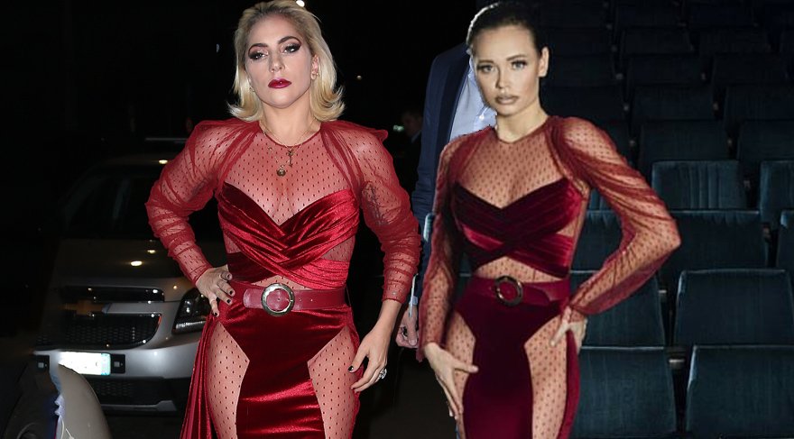 Lady Gaga’nın akşam yemeği için tercih ettiği elbise şaşırttı