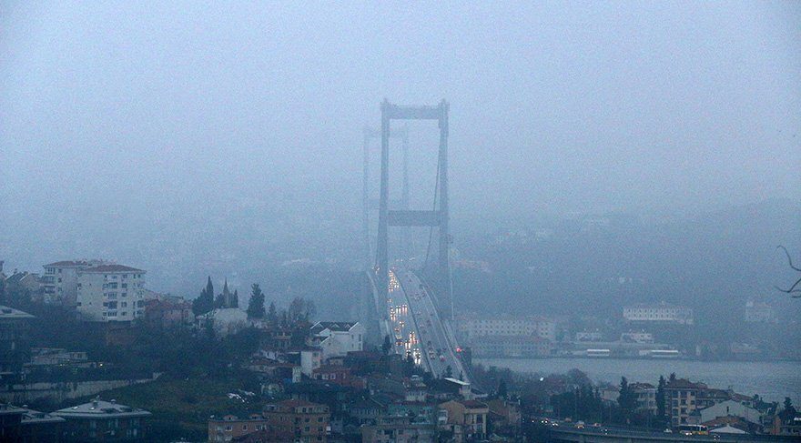 İstanbul’da sis etkili oldu