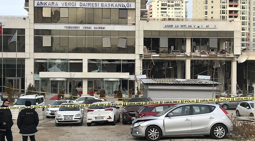 Ankara’da vergi dairesine bombayı koyan PYD’li terörist siyanür içip öldü