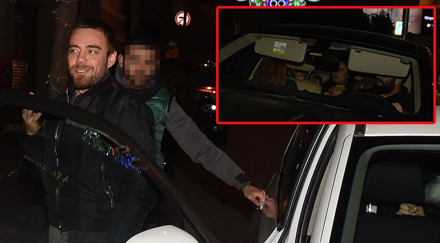 Murat Dalkılıç, bir araba dolusu kızla eğlendi