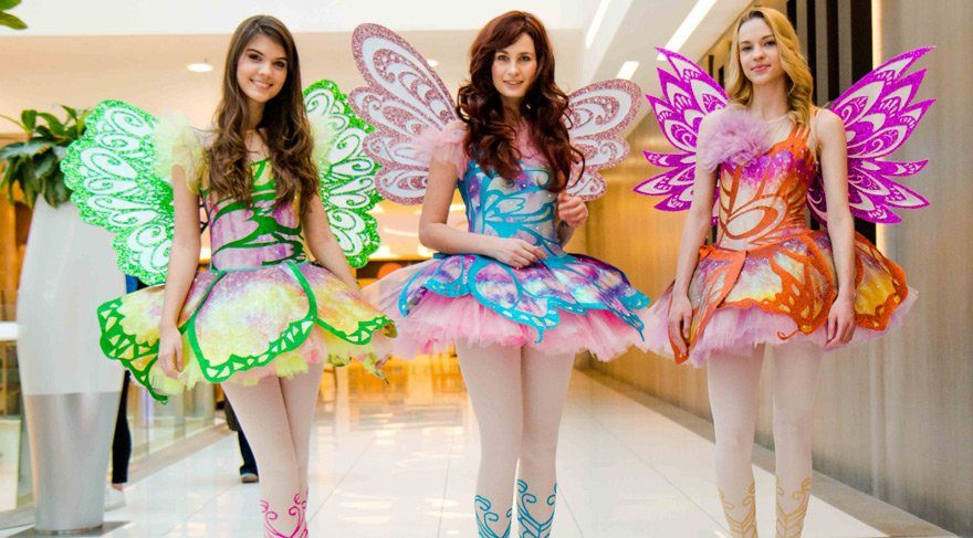 Winx Club etkinliğinde, çocuklar Youtuber Meryem Can ile buluştu