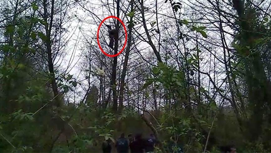 Abhazya’daki patlamada 50 metre yüksekte asılı kaldı