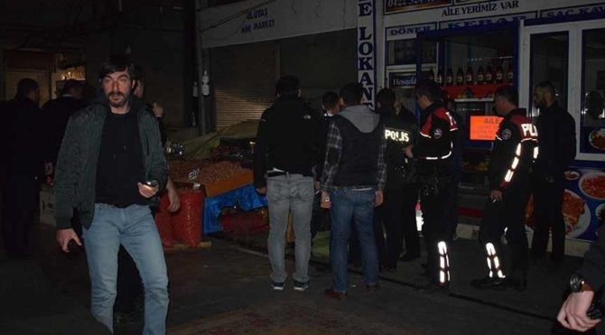 Malatya da silahlı bıçaklı kavga 1 yaralı 3 gözaltı