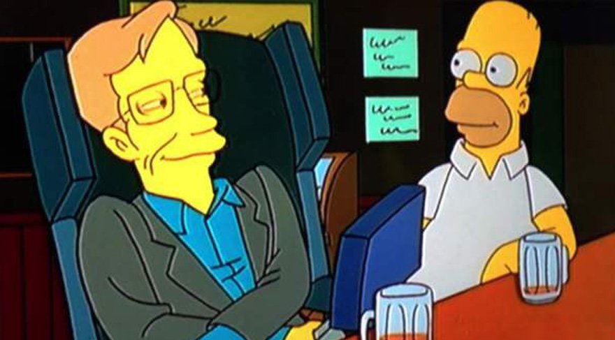 Stephen Hawkings bir röportajında “İnsanlığın Dünyaya Terk Etmesi” gerek diyerek büyük bir tehlikeye karşı uyarmış (Başak) diğer yandan yaptığı çalışmalarla tanrının zihnini anlamaya çalışması (Balık/Başak) The Simpsons çizgi filminde Homer karakteriyle yan yana resmedilmiş (Balık) BBC'nin komedi dizisi Red Dwarf'ta kendini oynamış (Balık) Uzay Yolu II: Yeni Nesil (Star Trek: New Generation) filminde hologramı yer almıştı (Balık), Pink Floyd rock grubu da 1994 tarihli The Division Bell adlı albümlerindeki Keep Talking şarkılarında Hawking'in mekanik sesini kullandı. (Balık)