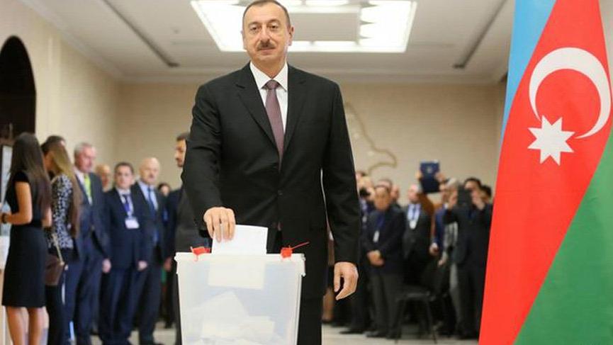 Aliyev 4. kez cumhurbaşkanı seçildi