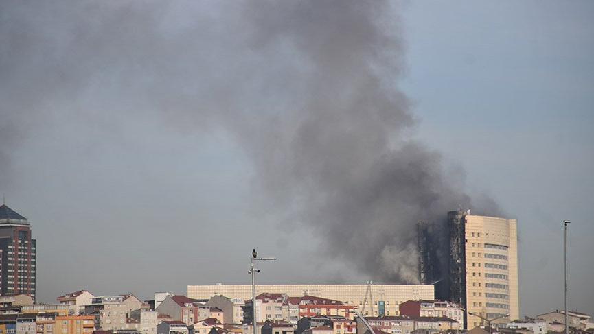 Taksim İlk Yardım Hastanesi’ndeki yangından korkunç kareler