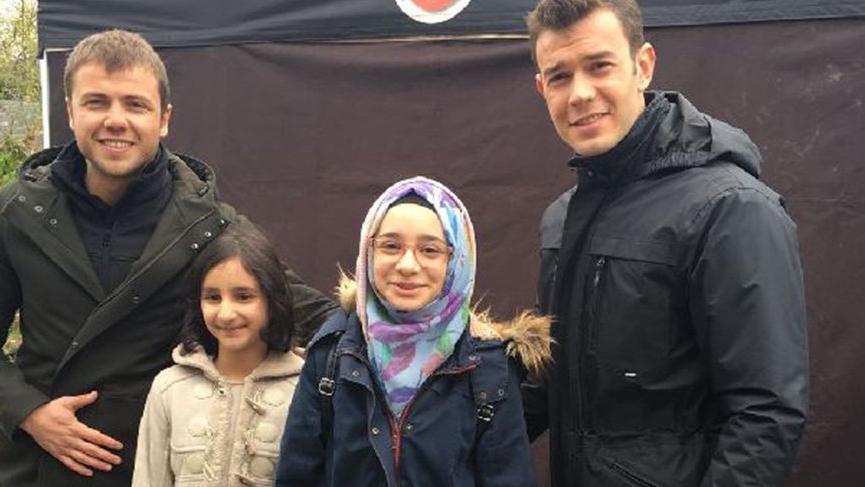 Söz Dizisi oyuncularından şehit çocuklarına anlamlı ziyaret!