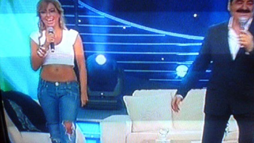 Görüntüler patladı! İbrahim Tatlıses canlı yayında Hadise’ye asıldı mı?