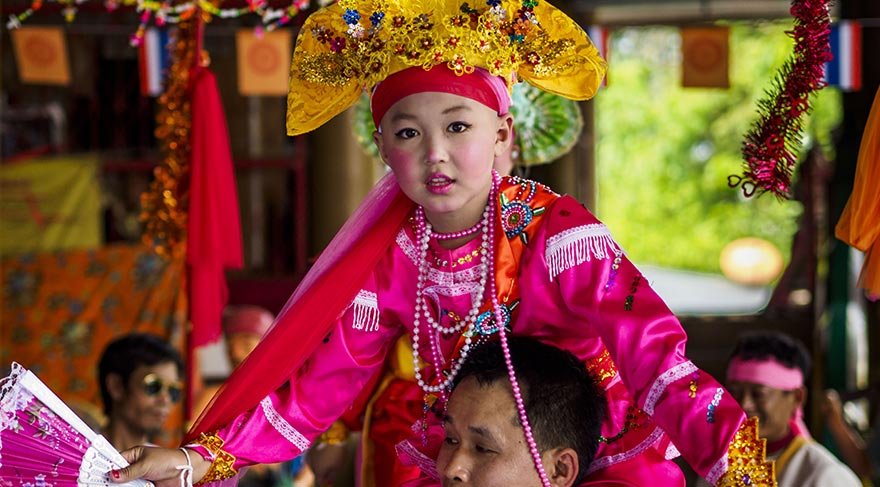 Festival, Asya'da Myanmar ve Kuzey Tayland'daki Budist Shan halkı arasında kutlanıyor.