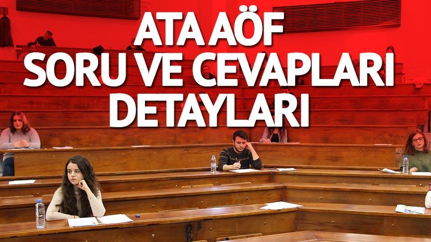 Ata Aof Sinav Heyecani Ata Aof Soru Ve Cevaplari Ne Zaman Aciklanacak Sozcu Gazetesi