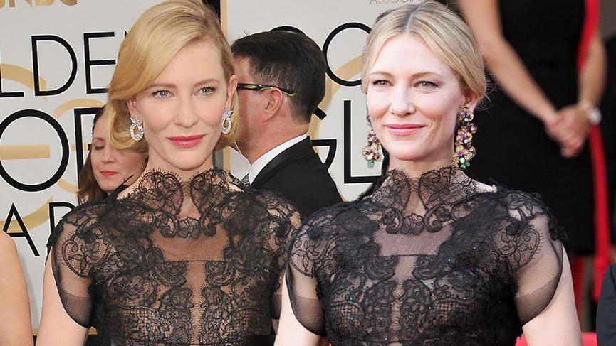 Cate Blanchett 4 yıl aradan sonra aynı kıyafeti Cannes’da giydi