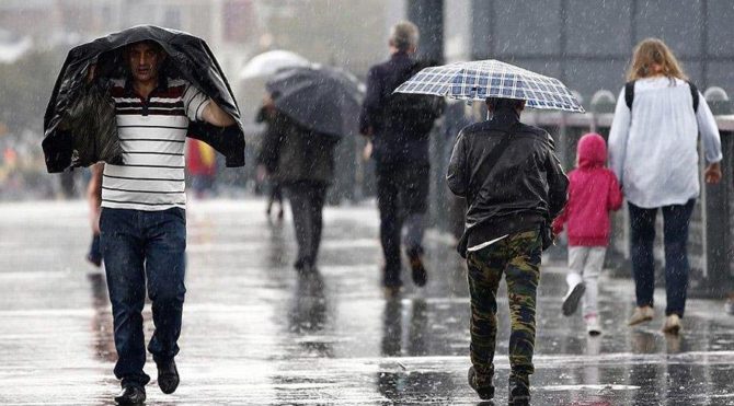 Meteoroloji den Bursa Kocaeli ve Yalova için kuvvetli yağış uyarısı