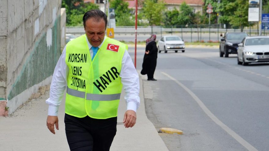 Korsan lens satışının engellenmesi için İstanbul’dan Ankara’ya yürüyor