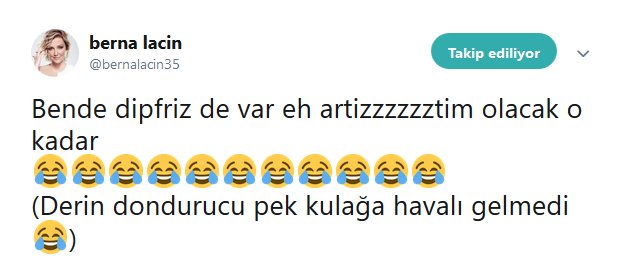 Berna Laçin'den Erdoğan'a esprili yanıt - Resim : 1