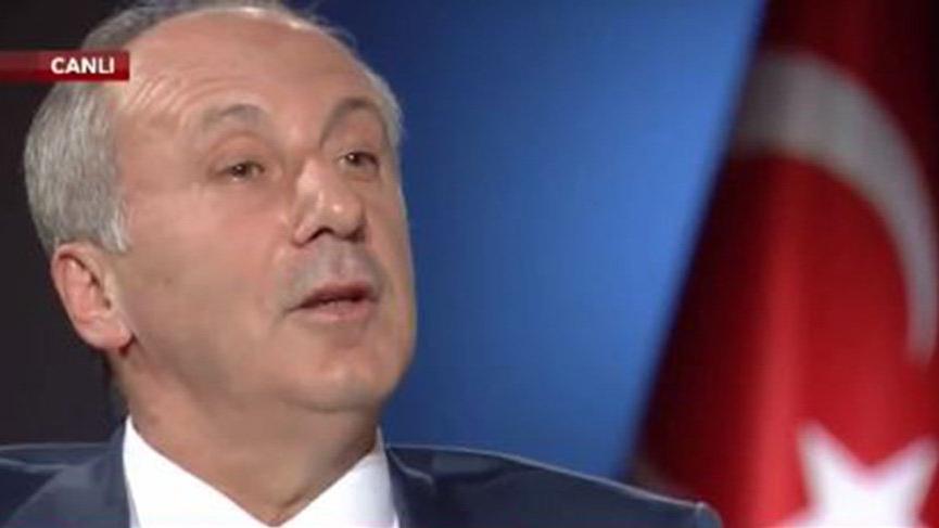 Muharrem İnce canlı yayında kendi yazdığı bir şiiri okudu