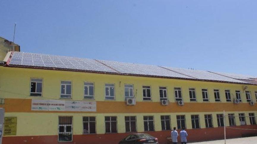 Muş’taki bu lise, kendi elektriğini üretiyor
