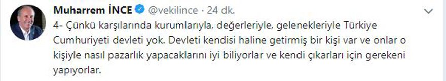 İnce’den rahip kriziyle ilgili ilk açıklama!