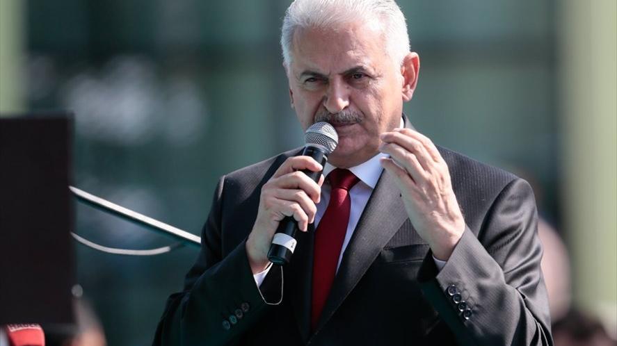   President of the Grand National Assembly Turkish Yıldırım to İzmir 