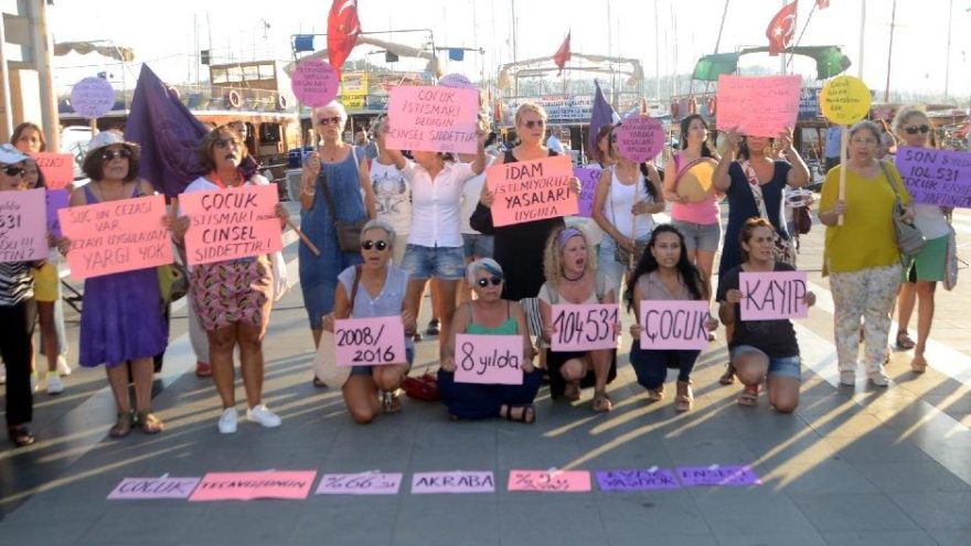 Kadına ve çocuğa yönelik istismara karşı tek yürek oldular
