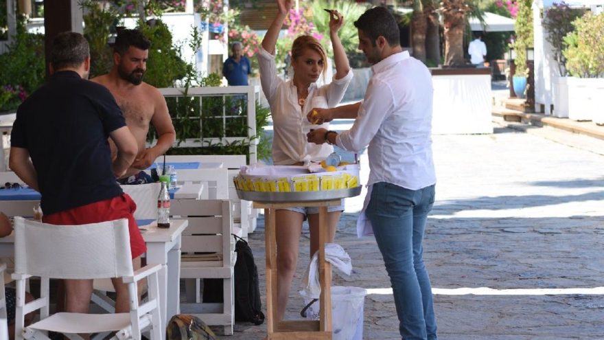 Songül Karlı Bodrum’da tepsi kapattı!