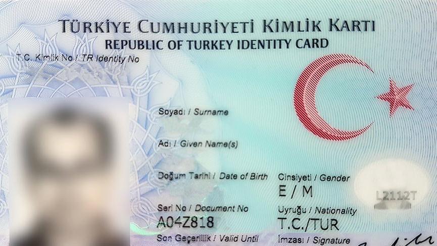 Znalezione obrazy dla zapytania turkiye yeni tip kimlikler