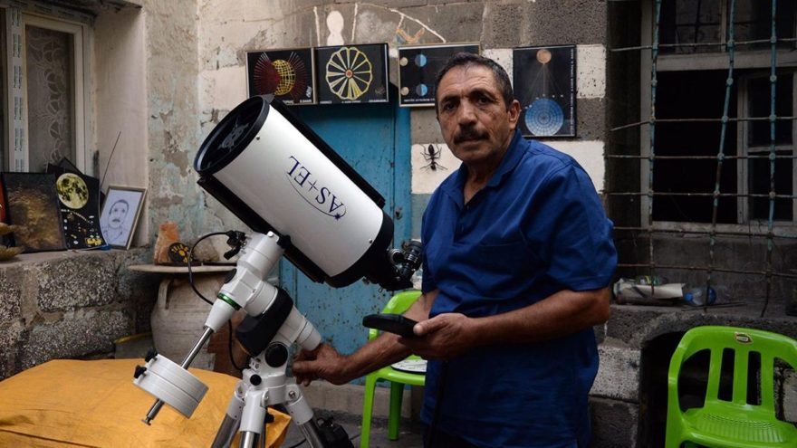 Diyarbakır’ın astronumu Abdulkadir Topkaç teleskobuna kavuştu