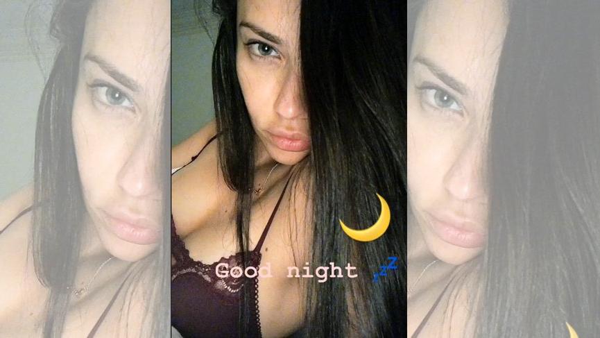 Adriana yatağa girdi ve ‘İyi geceler’ paylaşımı geldi