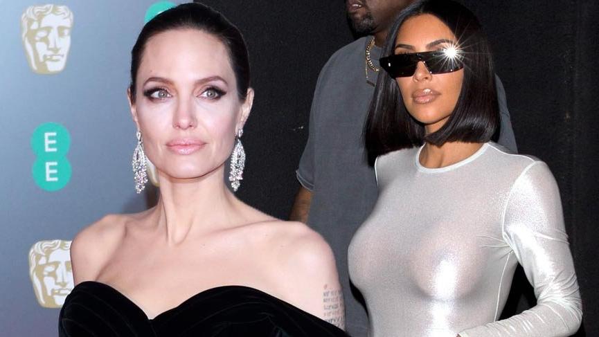 Angelina Jolie ve Kim Kardashian’ın gençlik halleri şaşırttı