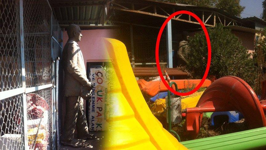 Belediye Atatürkâün heykelini hurdalıÄa attı