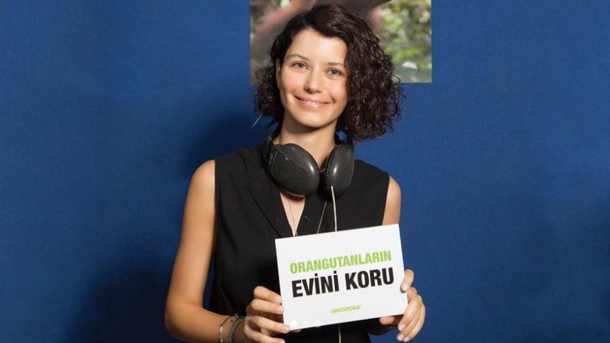 Beren Saat orangutanlar için en çok imza toplayan ikinci isim