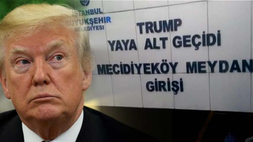 Trumpâın adı 3 yıl sonra silindi