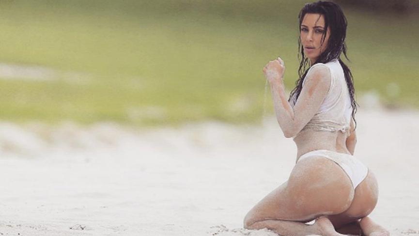Kim Kardashian kalçalarından dolayı çok mutsuz
