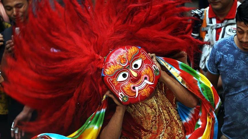 Muson yağmurlarının bitişini kutlayan festival: Indra Jatra