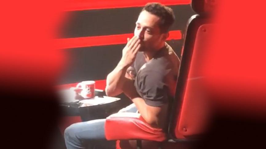 Murat Boz çekimlerde öpücük attı! Acun yakaladı…