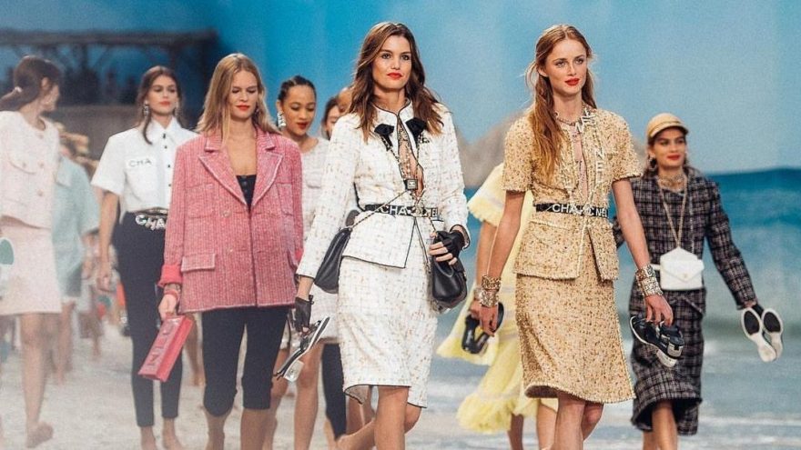 Chanel denizi podyuma taşıdı