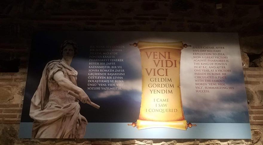 Tarihi Veni Vidi Vici Sözü Nerede Söylendi ? (Geldim Gördüm Yendim) 