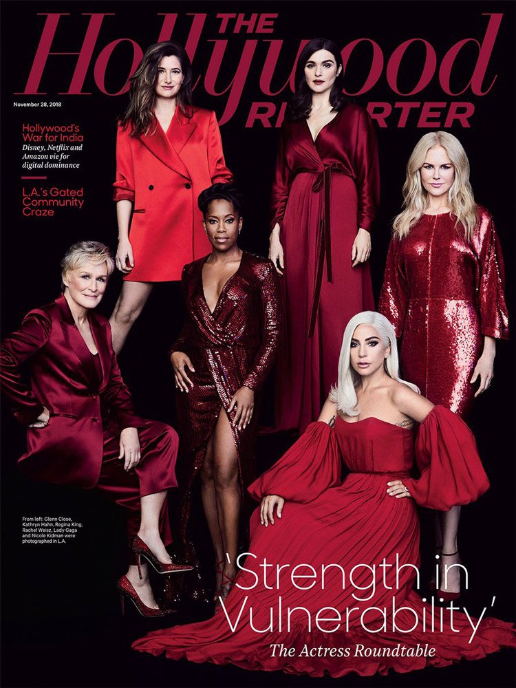 Glenn Close, Lady Gaga, Kathryn Hahn, Nicole Kidman, Regina King ve