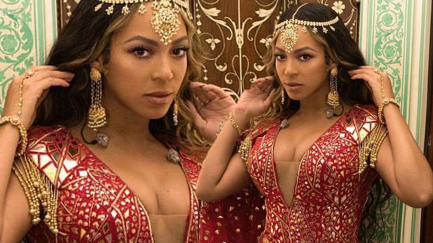 Beyonce Hint düğününde sahne aldı