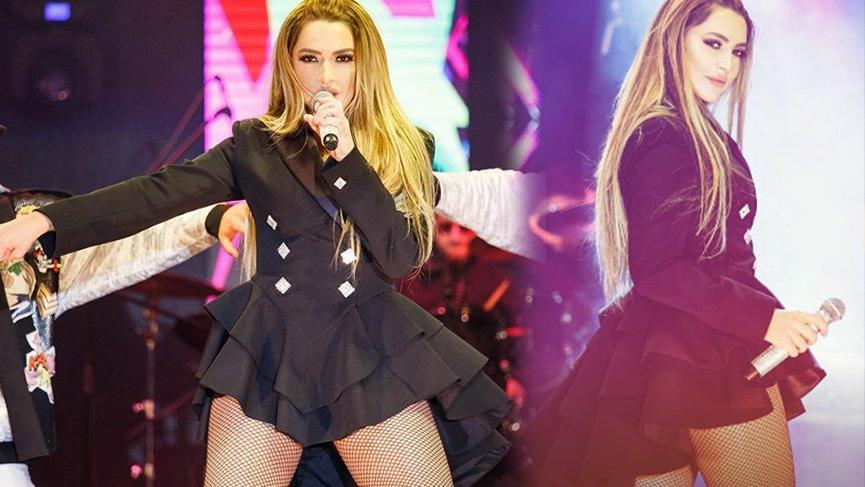 Hadise, soğuk havaya aldırmadı