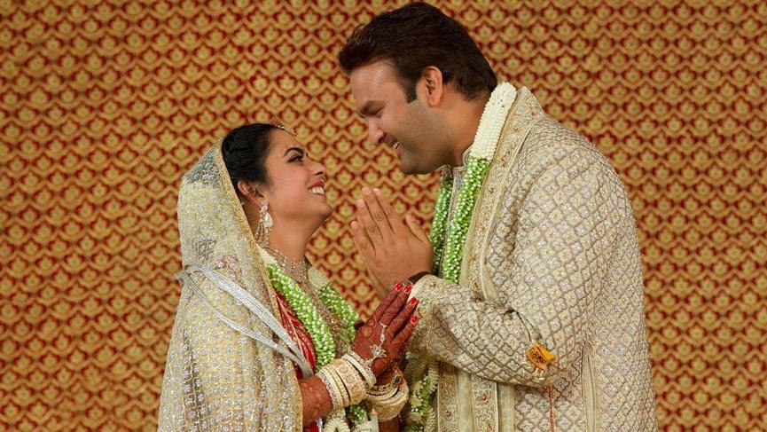Isha Ambani ve Anand Piramal’ın düğünü nihayet bitti