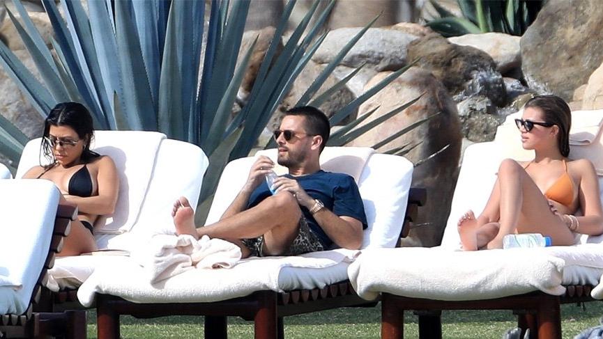 Kourtney Kardashian Scott Disick ve Sofia Richie’den ‘üçlü dostluk’