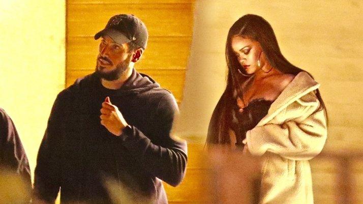 Rihanna, Suudi sevgilisiyle yemekte